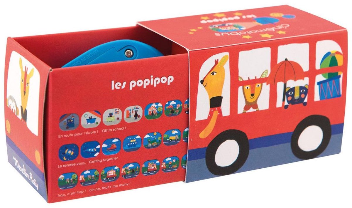 Verhaaltjeslamp Bus 'Les Popipop'