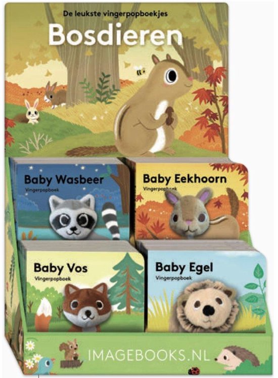 Imagebooks Vingerpopboekje Baby Wasbeer