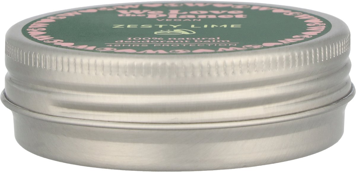 We Love Deodorant balm zesty lime vegan 35 Gram
