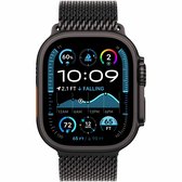 Apple Watch Ultra 2 GPS + Cellular 49mm Black Titanium Case with Black Titanium Milanese Loop - L