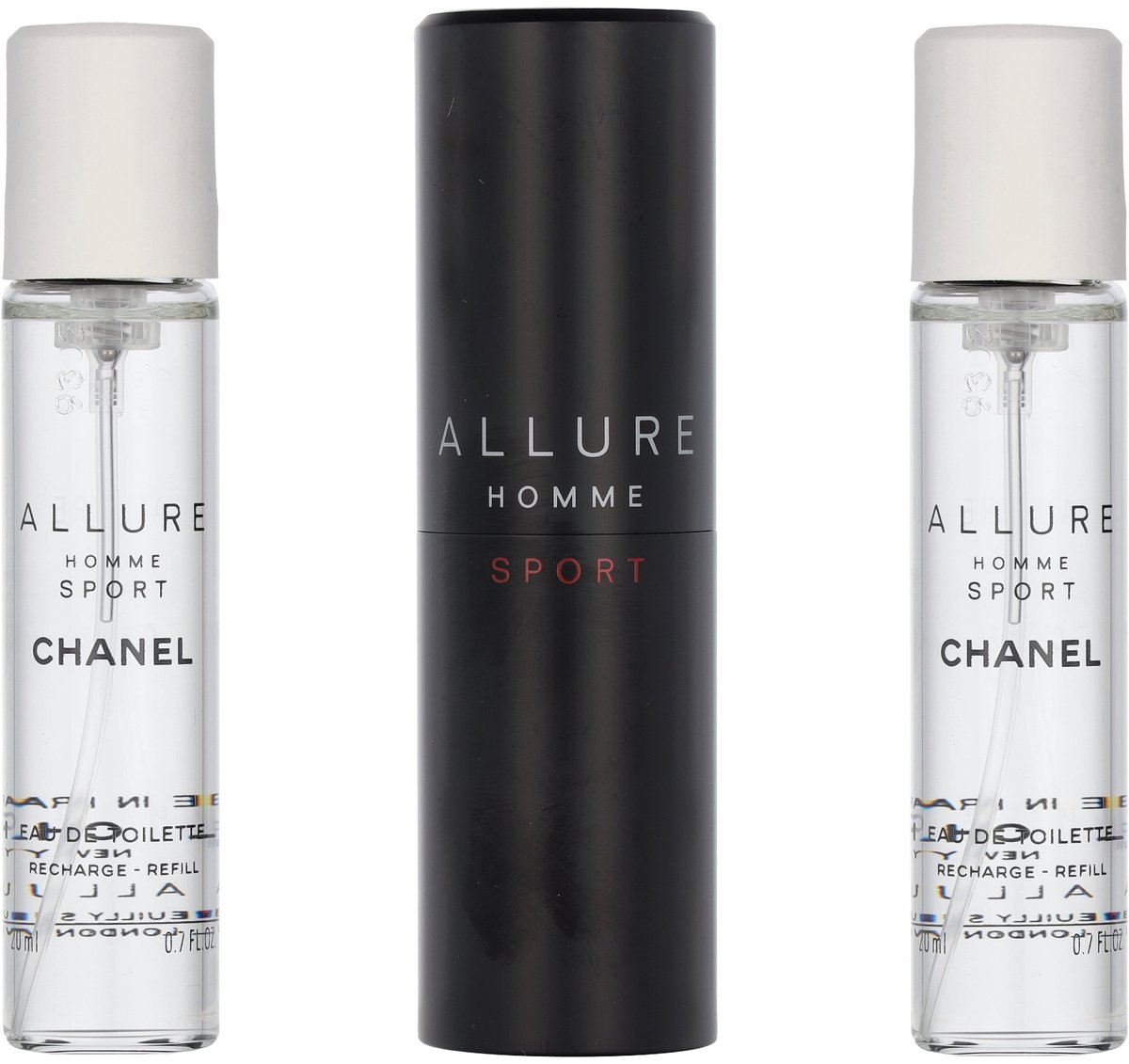 Chanel Allure Homme Sport 3 x 20 ml - Eau de Toilette - Herenparfum - Navulbaar – foto 3