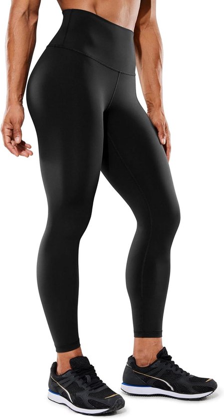 Foto: Allecto plus compressielegging voor dames 25 inch dikke hoog getailleerde buikcontrole trainingslegging met stretchstoffen