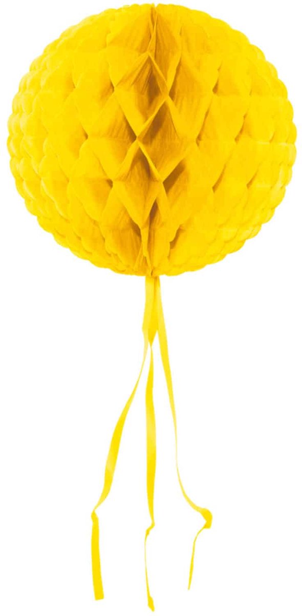 Honeycomb Bol Geel - 30 cm