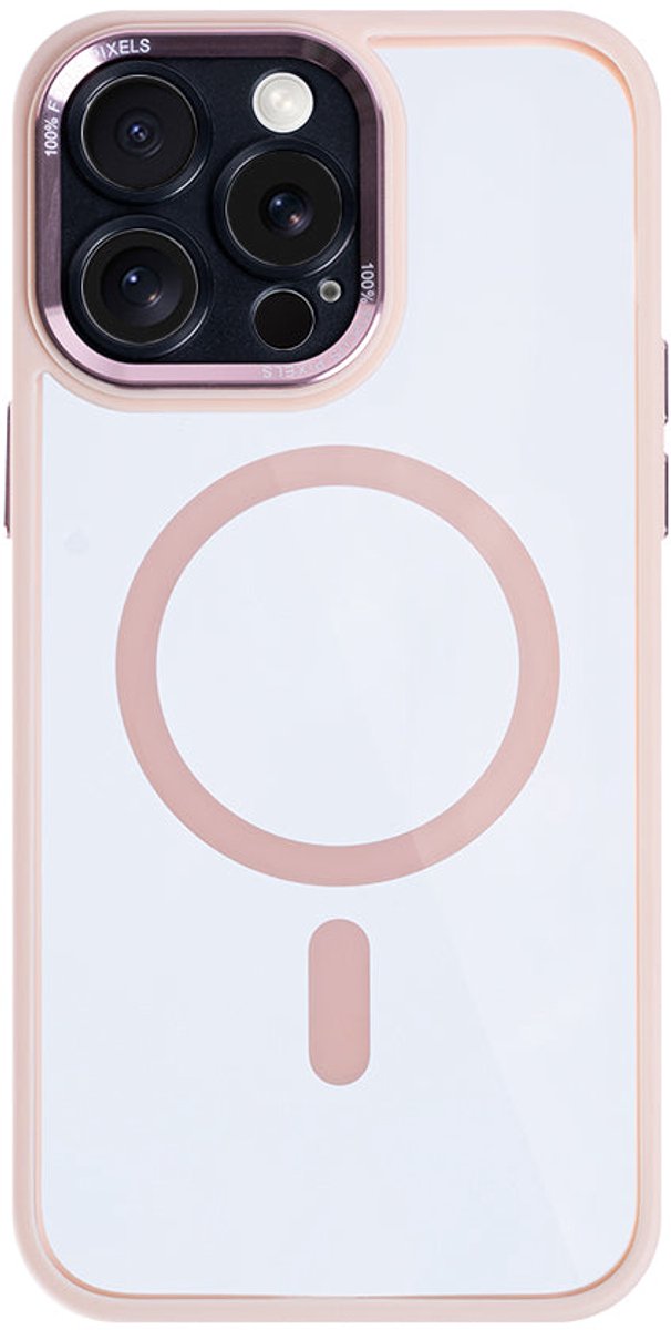 Rixus Classic 04 Case With MagSafe For iPhone 12 Pro Max Pink