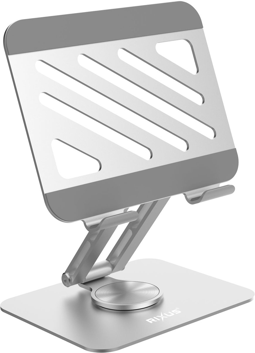 Rixus RXHW45 Tablet Stand Foldable Silver