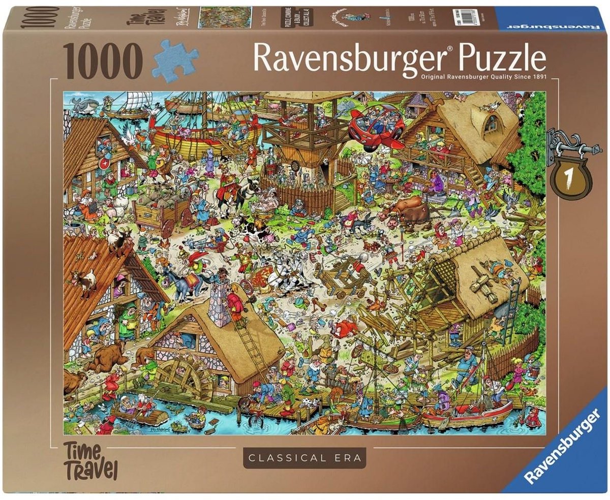Ravensburger Ray's Comic Series - Time Travel 1 - Classical Era - 1000 stukjes Legpuzzel — afbeelding 2