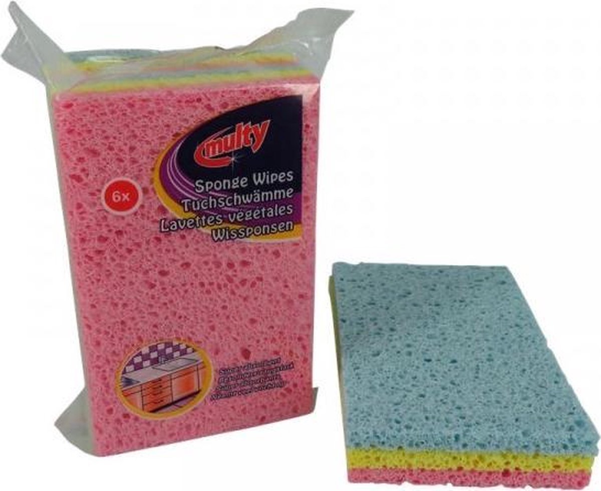 Wisselpads, 6 stuks, multikleur