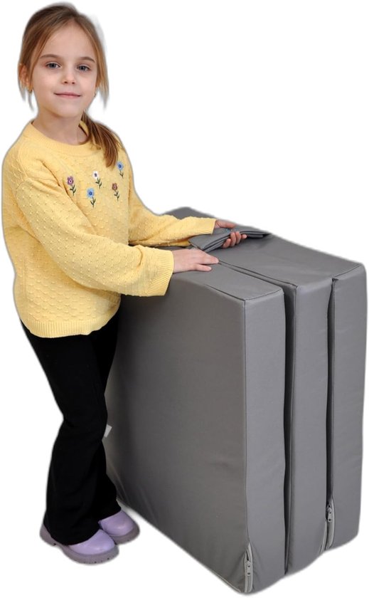 Waterdichte Vouwmatras 3-delig 60 x 200 x 10 - Ideaal voor Camping en Gasten van Snoozzz — afbeelding 4