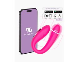 IY - Couty - Koppelvibrator met 360° Oscillatie en App-bediening – Roze