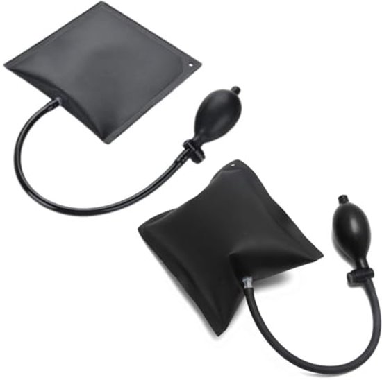 Foto: Herbruikbare luchtkussens set van 2 montagekussen voor meubels deuren en ramen belastbaar tot 200 kg