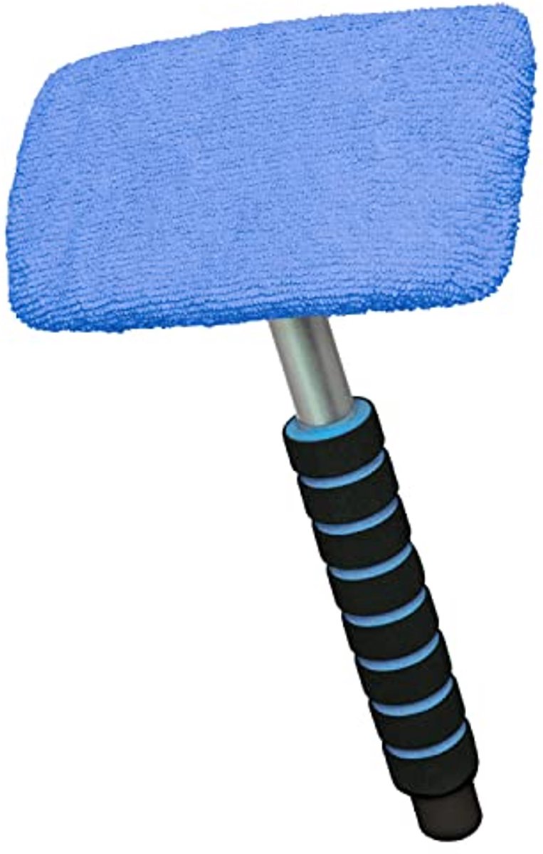 Multifunctionele Autoruitenreiniger met Microvezel en Draaibare Kop - Efficiënt en Ergonomisch