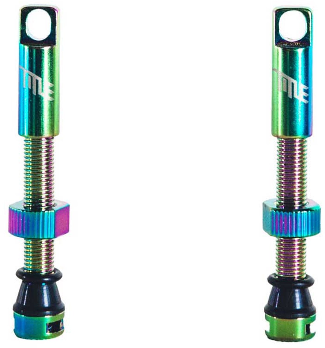 Title Mtb Tubeless Kleppen 2 Eenheden Zilver 44 mm