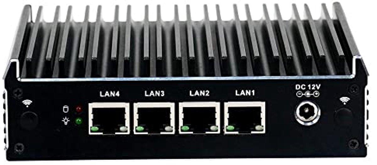Quad Core Firewall Micro Appliance Mini PC met 8G RAM en 256G SSD - Perfect voor pfsense en OPNsense