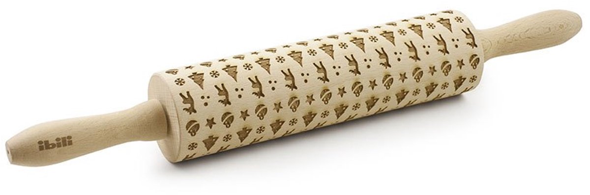 Ibili Noel Decoratieve Roller Goud