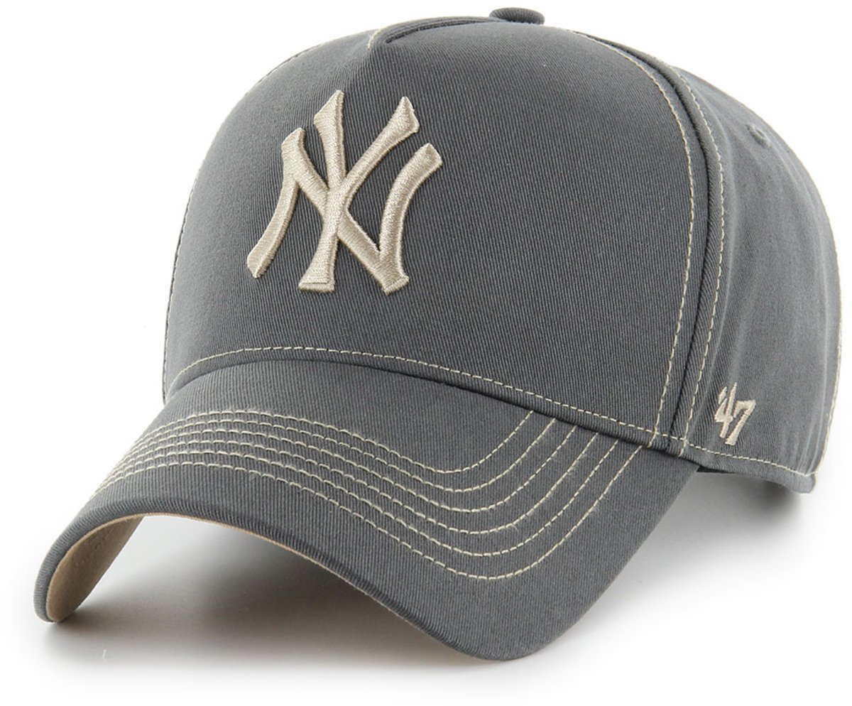 47 Mlb New York Yankees Contrast Stitch Mvp Dt Pet Grijs Man
