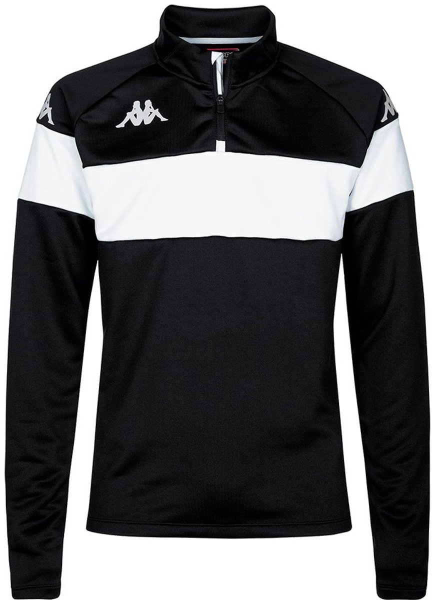 Kappa Dovare Half Rits Sweatshirt 14 Years Jongens Zwart