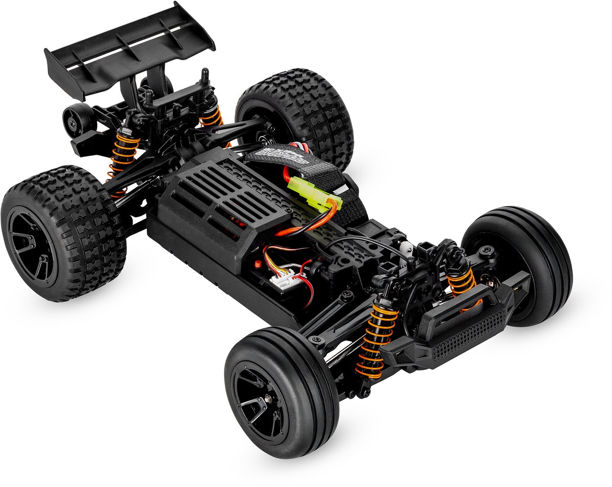 Overmax X-Horizon RC Auto 4x4 – 30 km/u – LED Verlichting, Dubbele Accu tot 40 min, Vering, Lage Bodemvrijheid, 2 Carrosserieën, Achterwielsteun, Digitale Connectie – Offroad Racewagen voor Kinderen & Volwassenen – Bestuurbare Auto — afbeelding 20