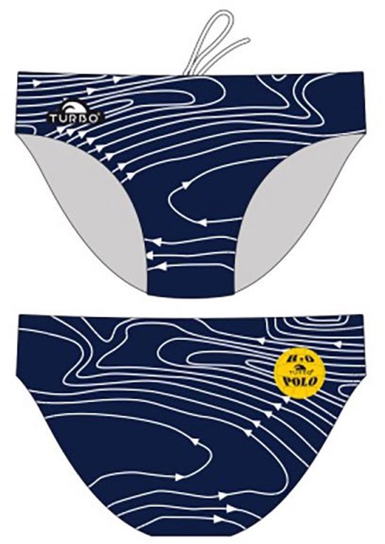 Slip de bain Turbo Isobars Blauw L Homme