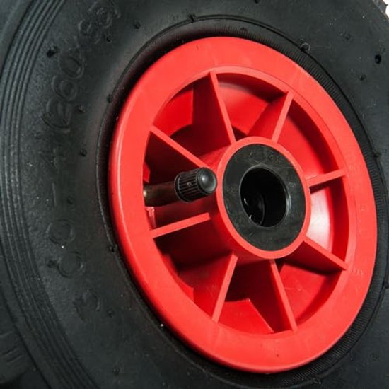 Opblaasbaar Wiel 10 Inch - Perfect voor Steekwagens en Trolleys - Boring 25 mm — afbeelding 5