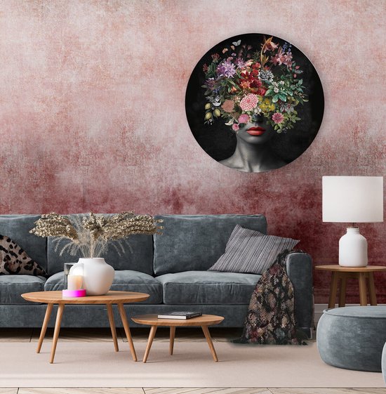 Melli Mello - Misty Blush - Mural - Oud Roze - Uni Behang - Zachte Structuur - 270x265 cm