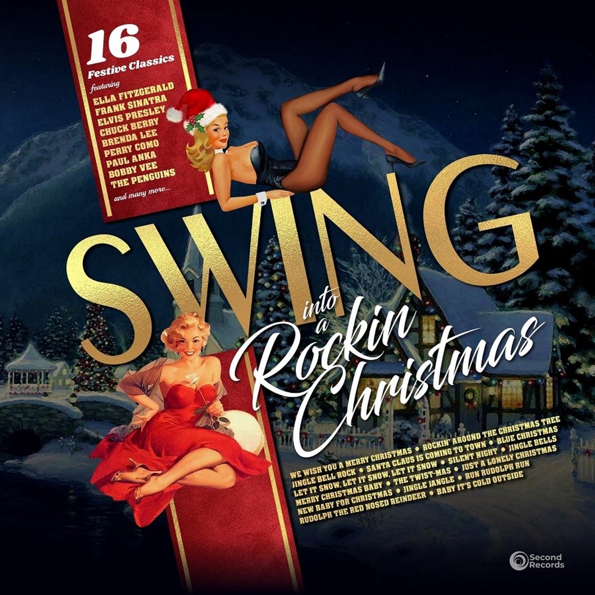 Various Artists - Swing Into A Rockin Christmas: 16 Festive Classics (LP)