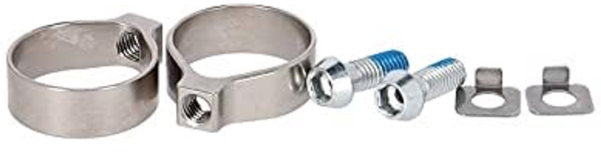 Unisex Volwassen Versnellingsschakelaar Set - Klemset en Hendel Clips - Zilver - One Size