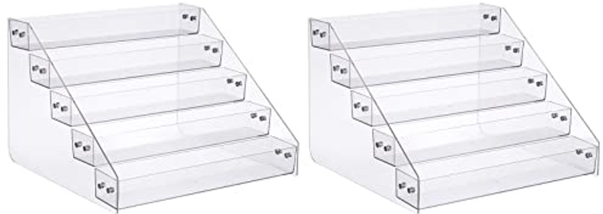 Gelaagd Acryl Spice Rack - 5 Laags Kruiden Organizer voor Keuken en Kast