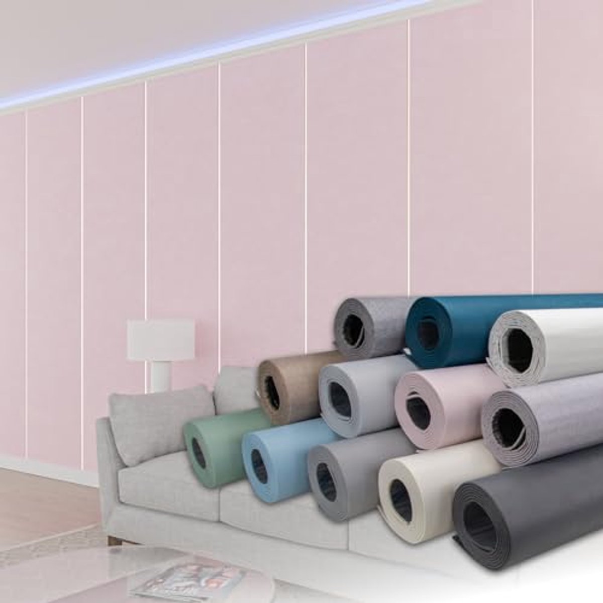 Zelfklevend Isolatiebehang voor Wandisolatie - Effectieve Geluidsisolatie en Decoratief Design - 1,82 m²