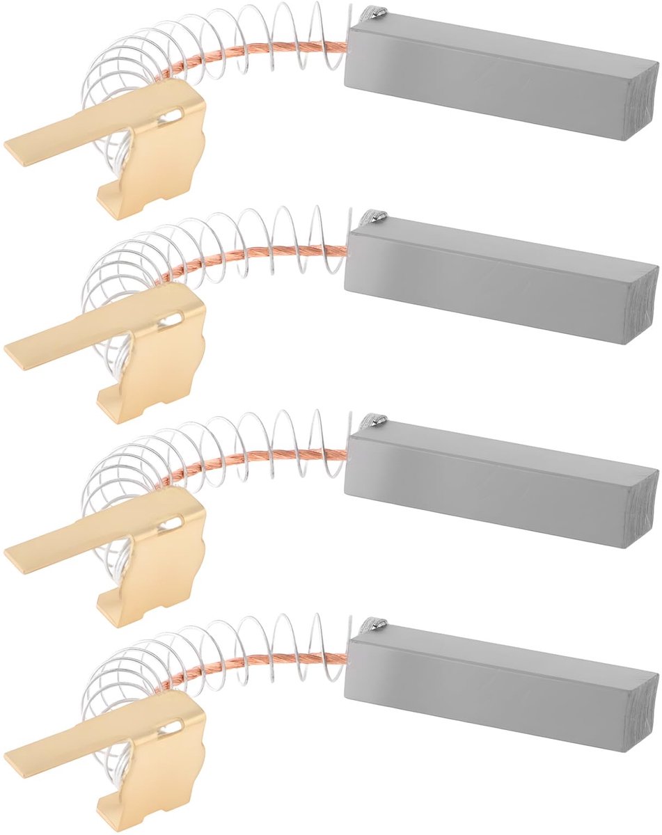 4X Stofzuiger Koolborstel WZ1000-2 - 32x6.5x10mm - Compatibel met Bosch en Electrolux