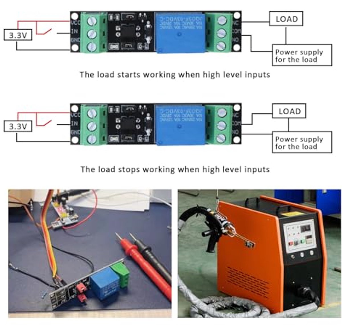 5 Stuks 3V Relais Module - 1 Kanaal Optocoupler - Geïsoleerd Schakelbord voor ESP8266