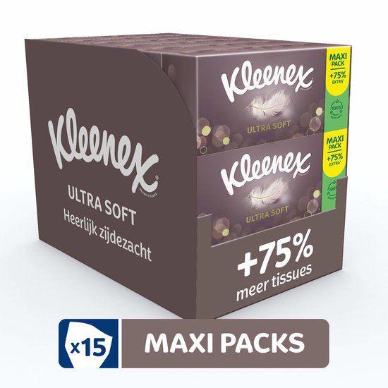Kleenex Ultra Soft Zakdoekjes 15