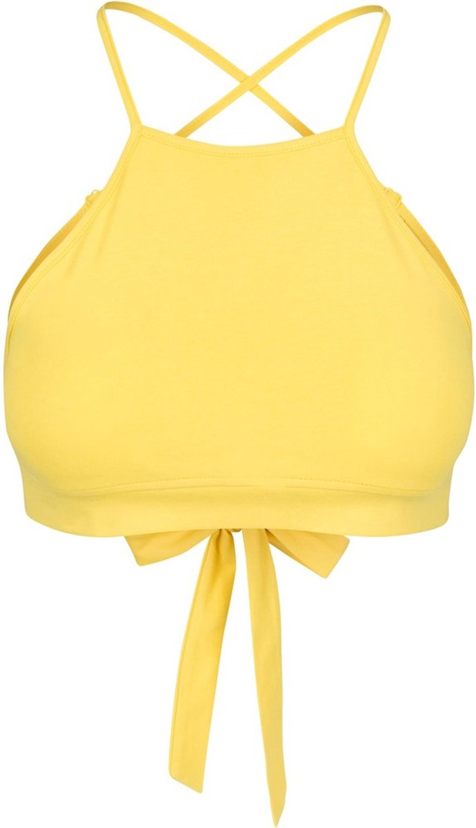 Urban Classics Damen Ladies Triangle Top Brightyellow-L Bghtyellow