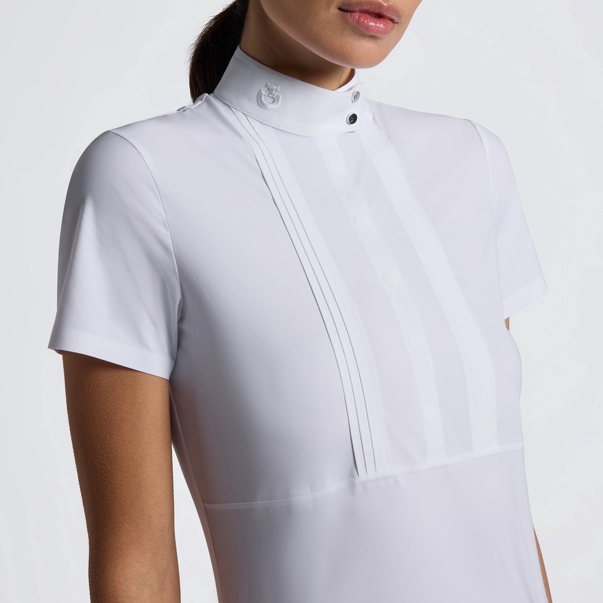 Cavalleria Toscana Heat Sealed Bib Wedstrijdshirts Kort Mouw Dames One size