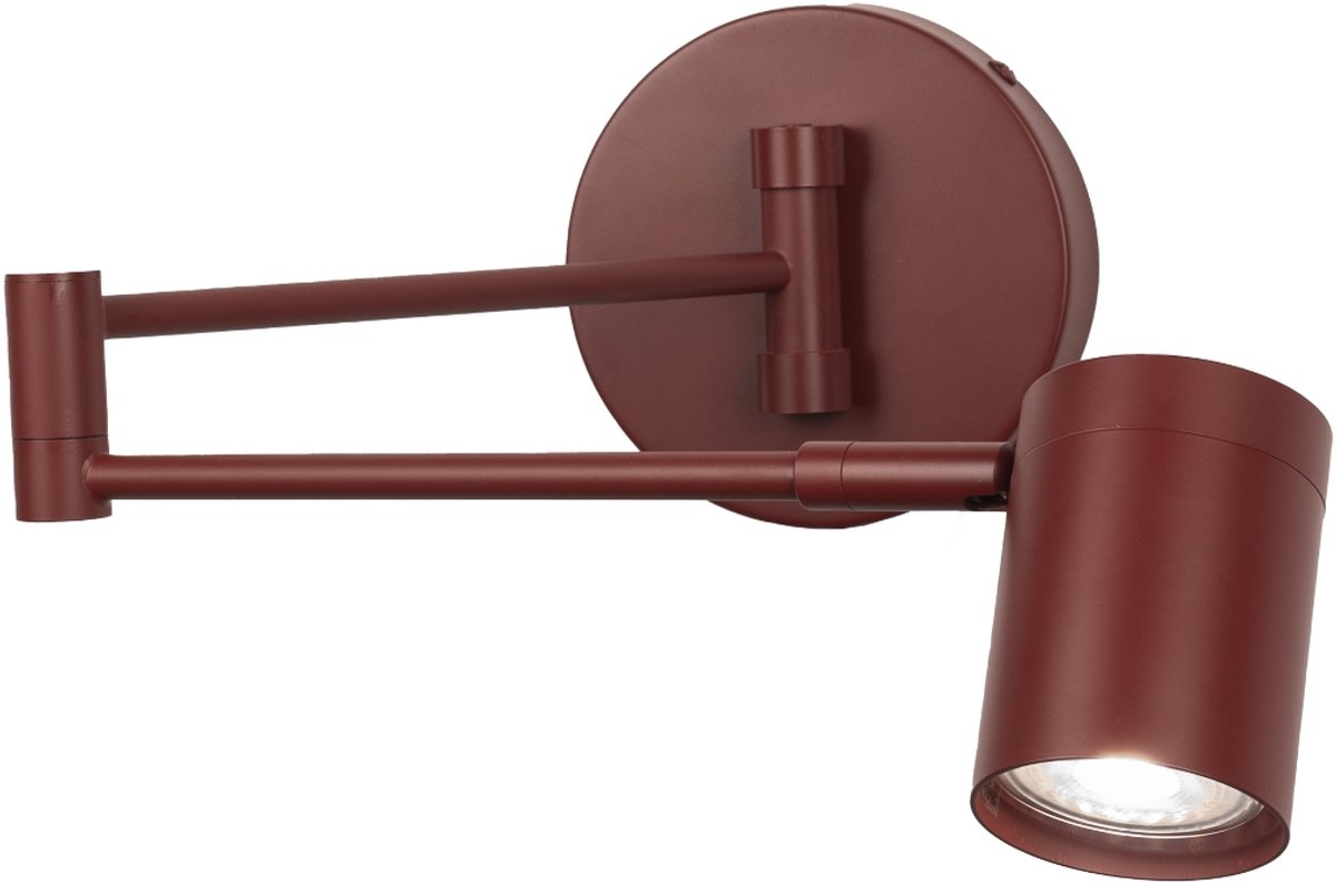Lumidora Wandlamp 75321 - Voor binnen - TON - GU10 - Rood - Metaal