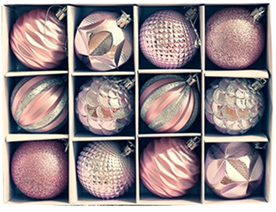 Rode glanzende Kerstballen bedrukken