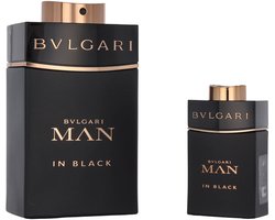 Bvlgari Man In Black Giftset - eau de parfum voor heren - 100ml + 15ml