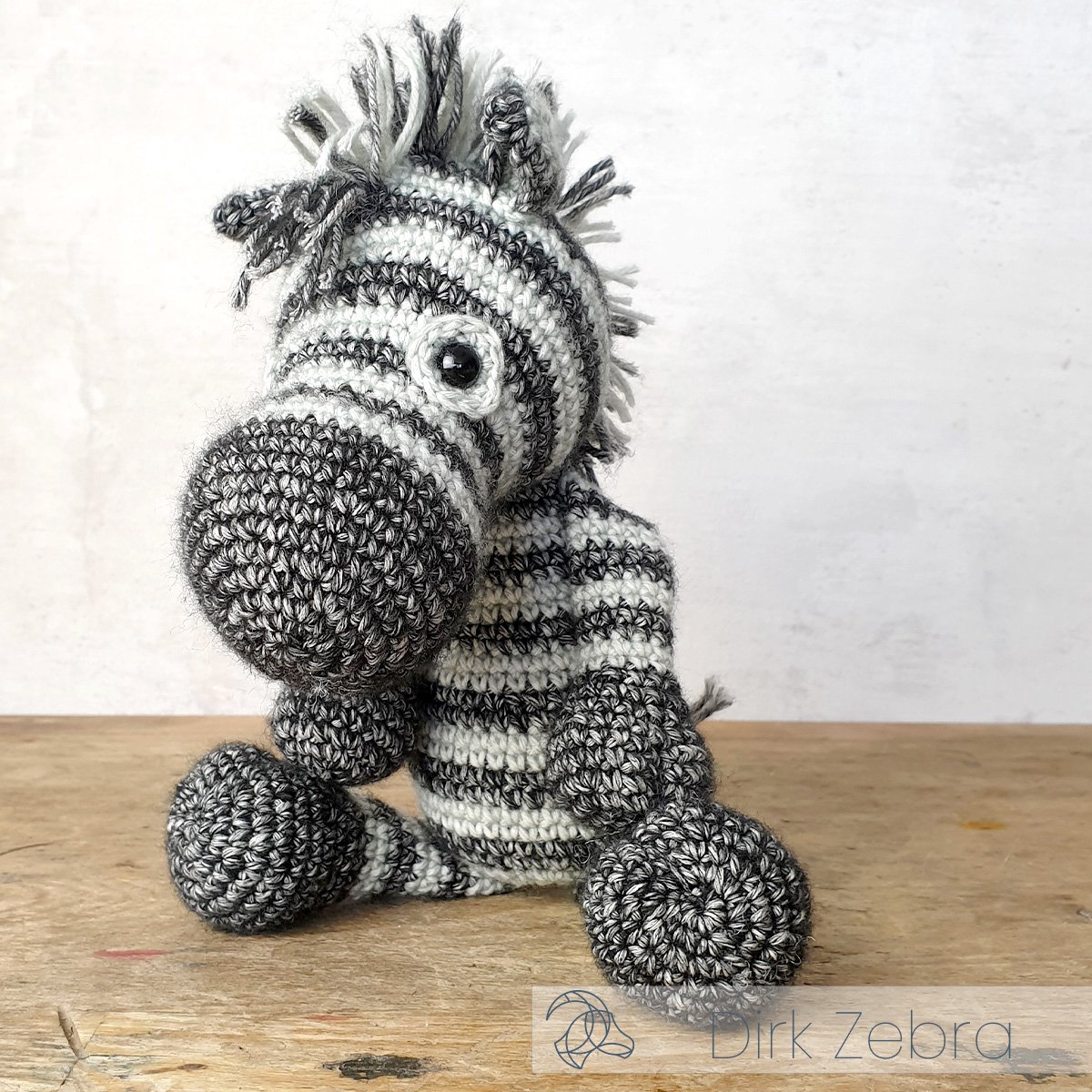 Dirk de Zebra haken (haakpakket)