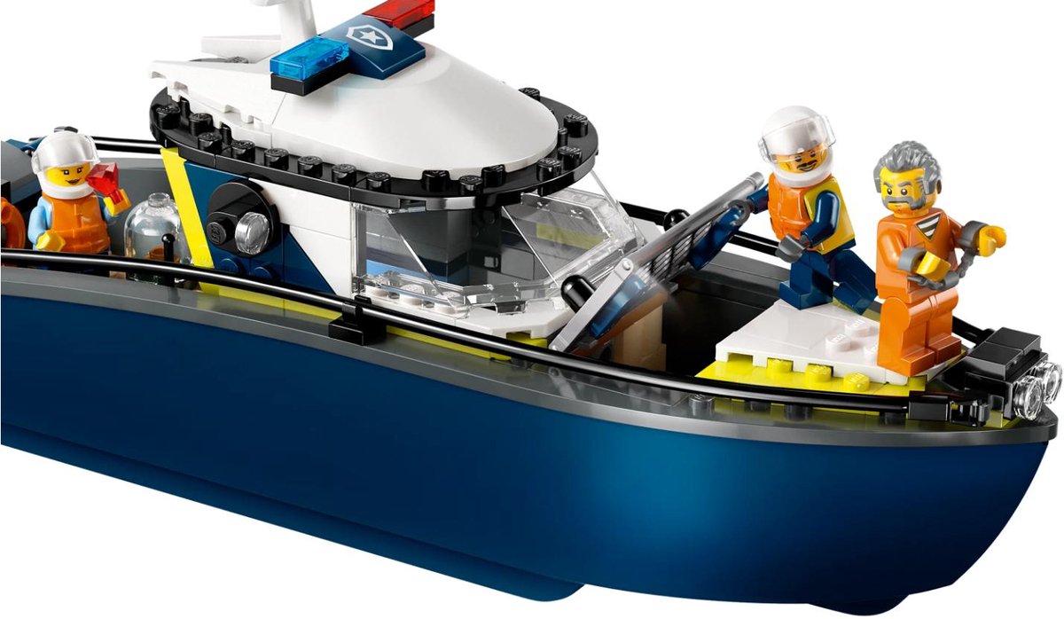 LEGO® City Achtervolging met Politieboot, Drijft Echt - 60456 — afbeelding 19