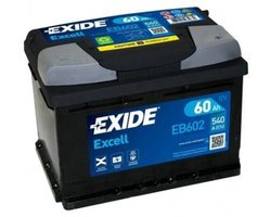 Exide Technologies EB602 Excell 12V 60Ah Zuur
