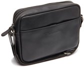 Chesterfield Westmere Waxed Pull Up Schoudertas - Zwart