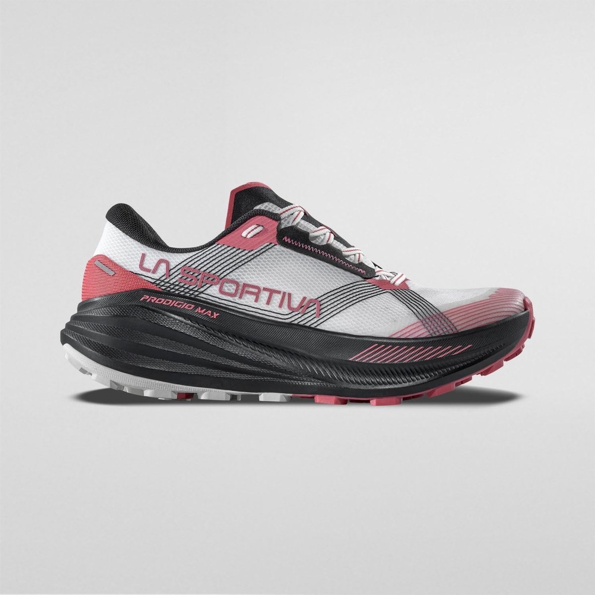 La Sportiva Prodigio Max Trailschoenen Dames Chalk Rosebay 42 Zwart