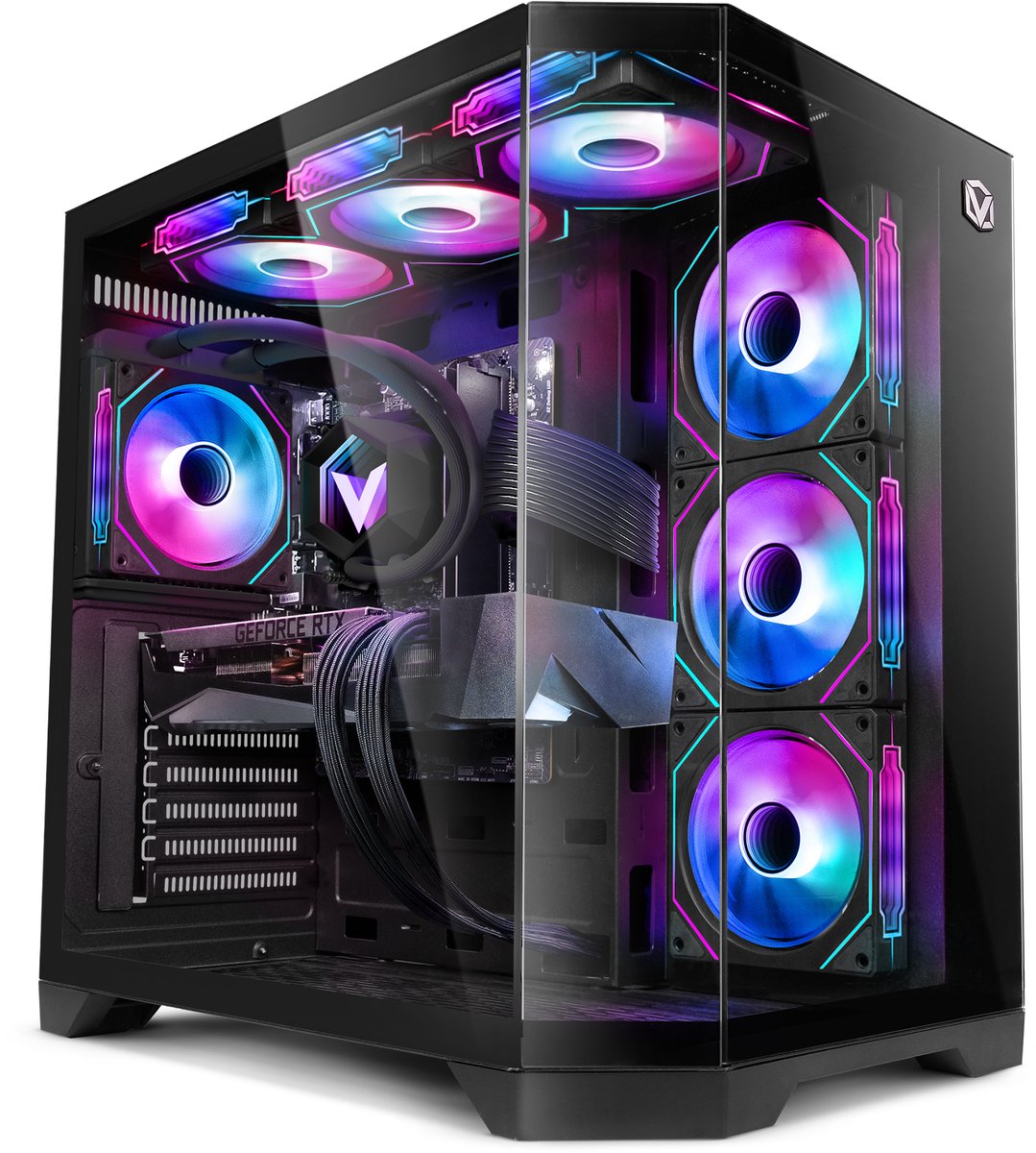 Vibox X-73 PC Gamer - Intel i9 14900KF Processor 5.8GHz - Nvidia RTX 4080 Super 16GB - 32GB RAM - 2TB NVMe M.2 SSD - 850W PSU - Windows 11 - WiFi