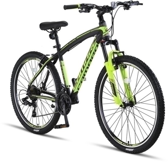 Altec Hardtail Mountainbike Camaro MTB 27.5 Inch 45 cm Unisex 21V V-Brakes Zwart/Lime — afbeelding 5