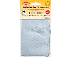 Wasnetset met trekkoord, 2-delig, wit