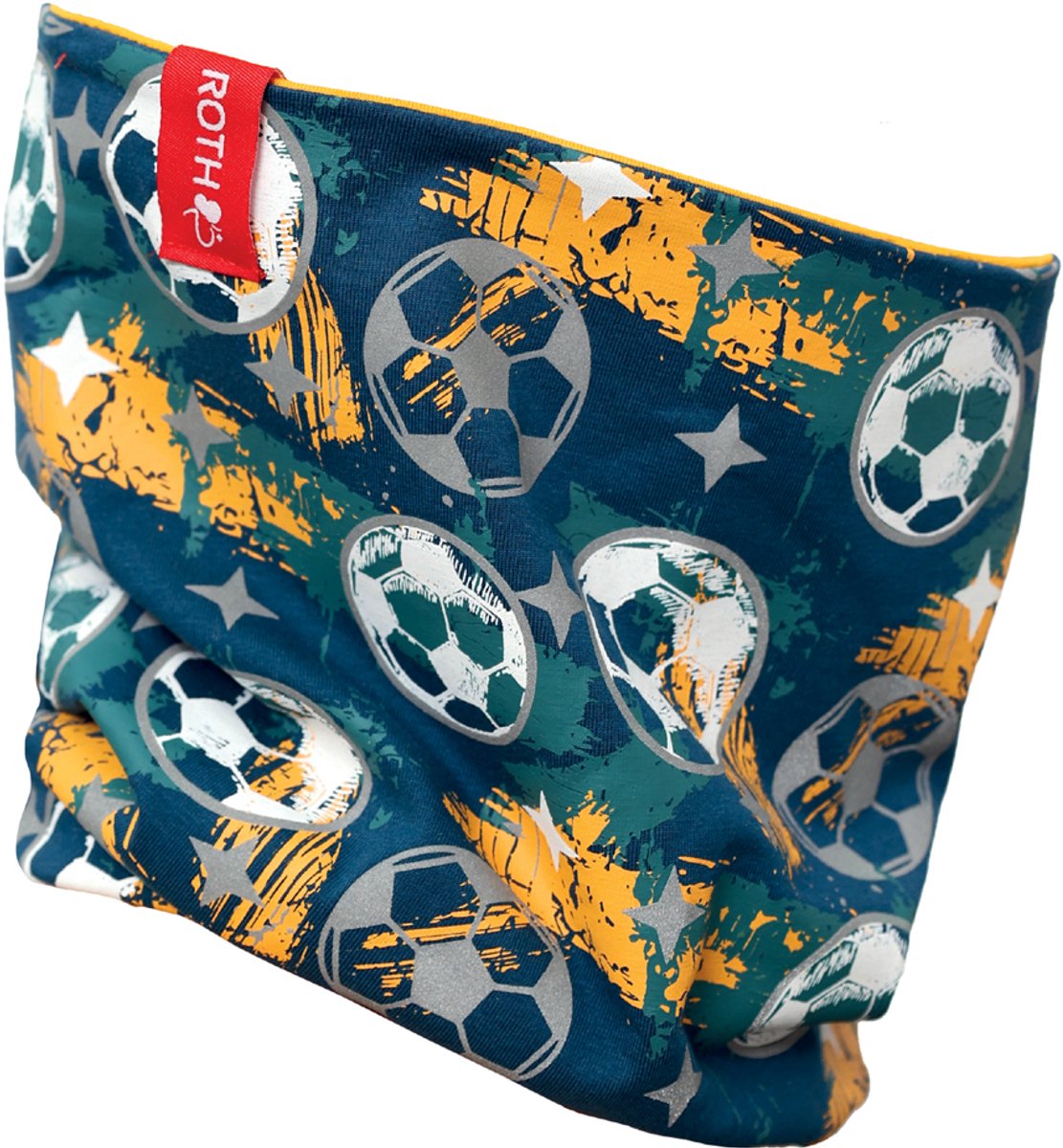 ROTH Kinder reflecterende buissjaal Fun 'Voetbal