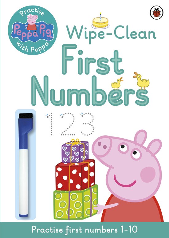 Peppa Pig Practise Numbers Wipe