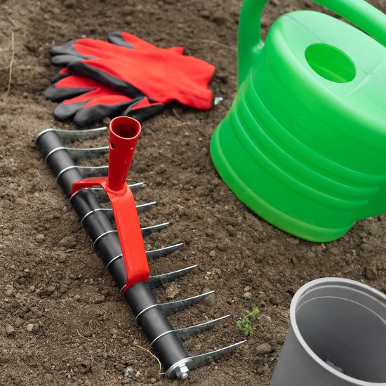 KADAX Gazonbeluchter, handmatige verticuteermachine voor tuin, gazon, schuim, tuinaccessoires van metaal, snijhark, cultivator, gazonbeluchter, verticuteermachine (eenzijdig, zonder handvat) van Merkloos	 — afbeelding 5