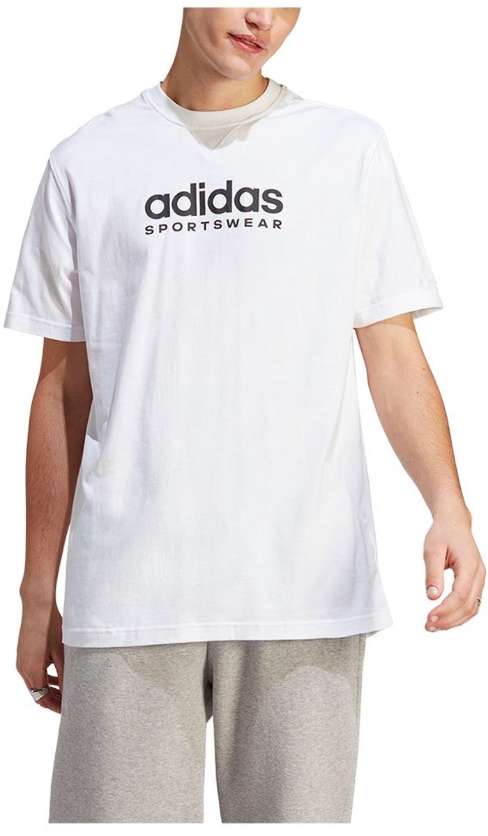 Adidas All Szn T-shirt Met Korte Mouwen M Tall Man Wit
