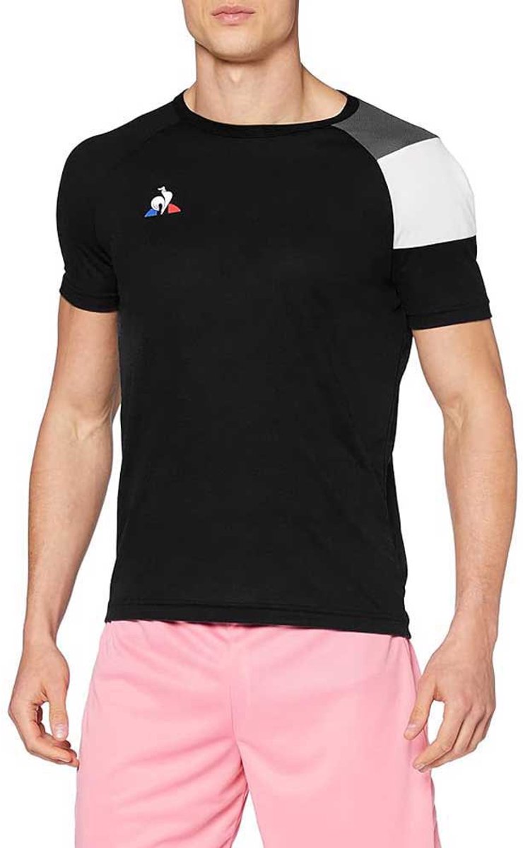 Le Coq Sportif Match Nº6 T-shirt Met Korte Mouwen Zwart 2XL Man
