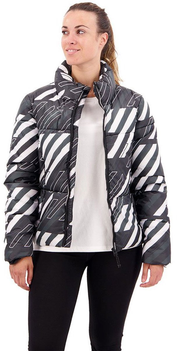 Superdry Sportstyle Statement Puffer Jas 2XS Vrouw Zwart